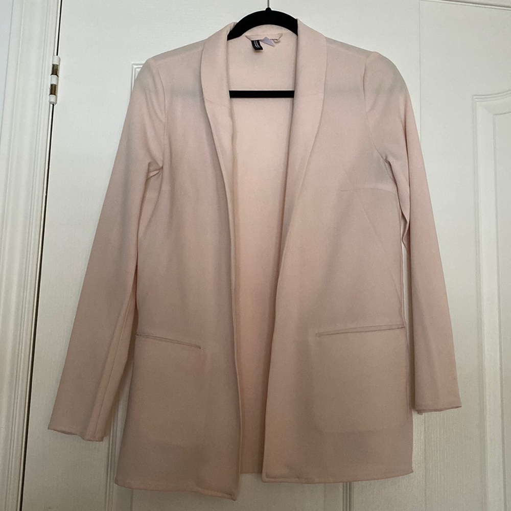 Blush blazer
